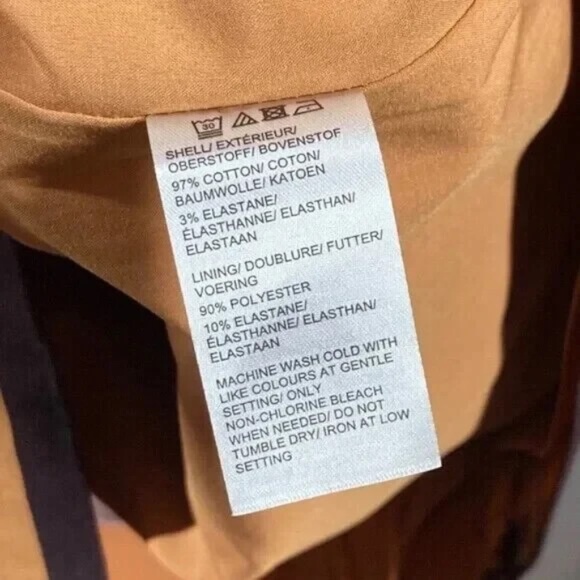 NEW Lord & Taylor Skirt Womens 12 brown red retro stripe pencil - Picture 7 of 10